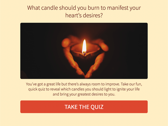 What candle should you burn to manifest your heart's desires?